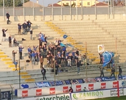 curva novara esultanza