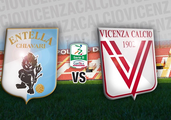 Virtus Entella-Vicenza: 4-1 (19^ giornata)