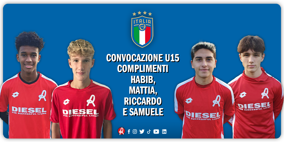 Il L.R. Vicenza fa il pieno di convocati in nazionale con l’Under 15