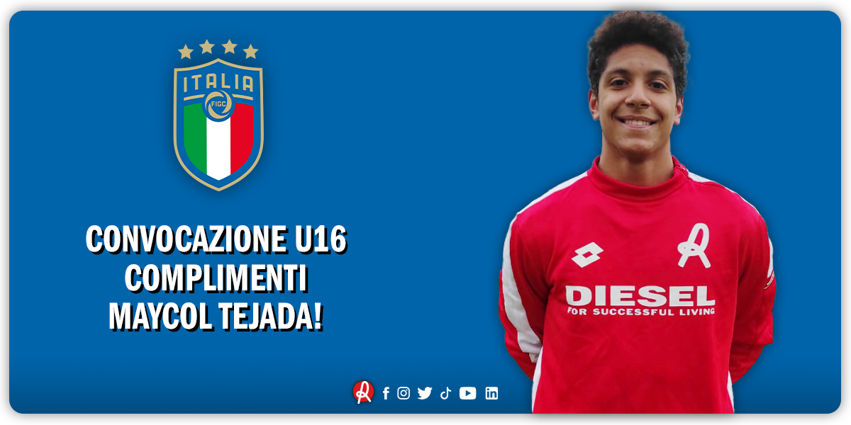 Maycol Tejada convocato per il raduno della Nazionale Under 16