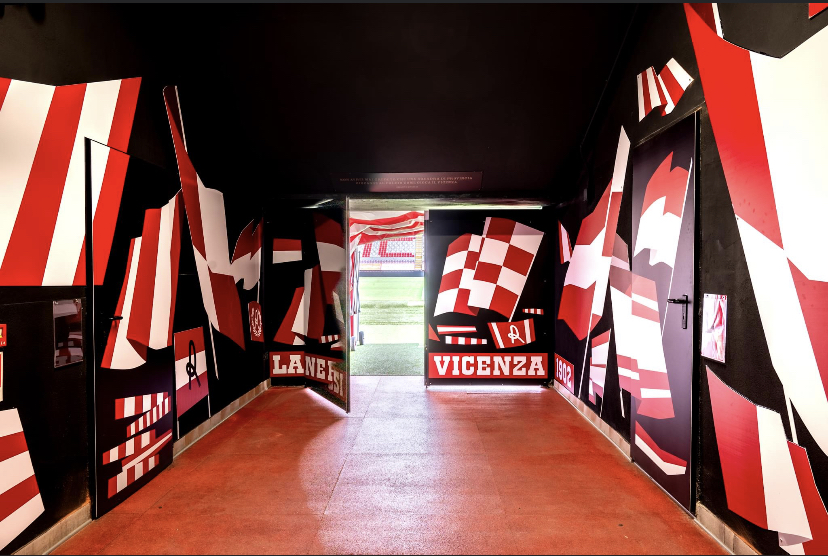 Nuovo tunnel d’ingresso realizzato con la Curva Sud