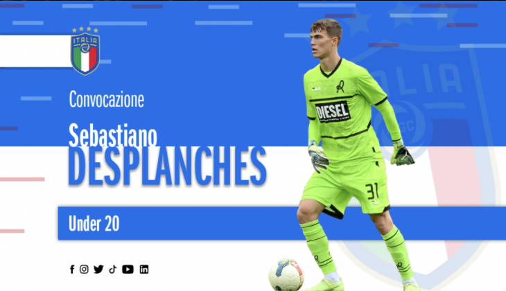 Sebastiano Desplanches convocato nella nazionale Under 20