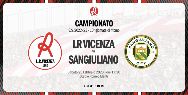 Cambia il giorno di L.R. Vicenza- Sangiuliano