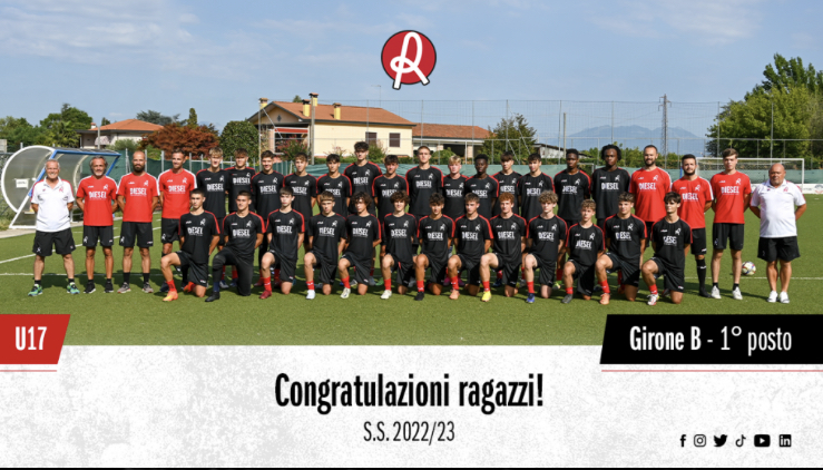 Primo posto nel girone per l’U17