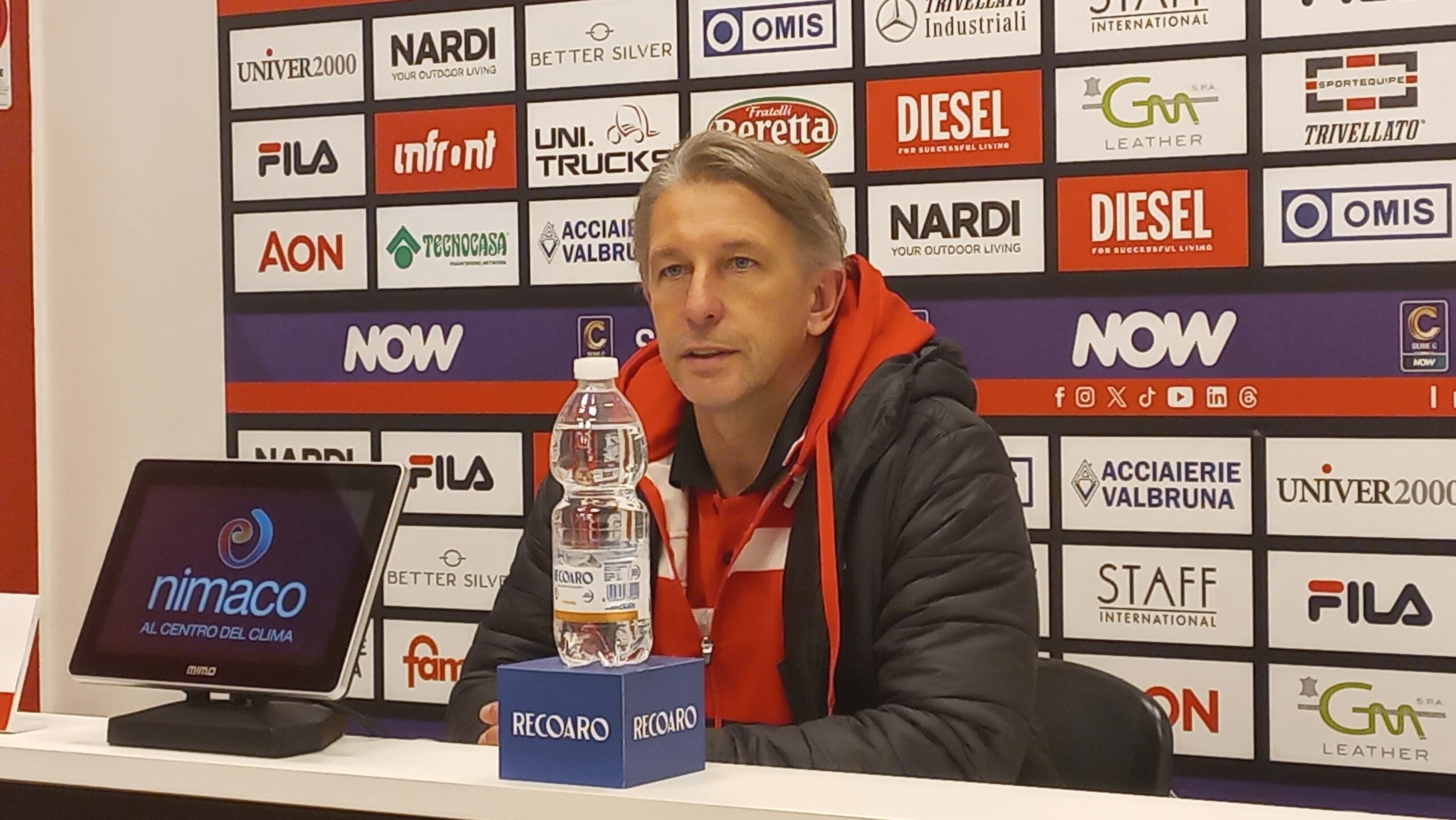 Vecchi: “Sono contento di quello che ho visto in campo, usciamo dispiaciuti dalla competizione“