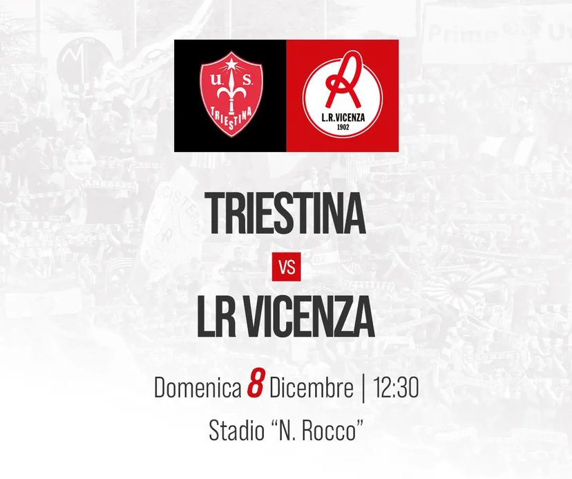 Variazione orario Triestina – L.R Vicenza